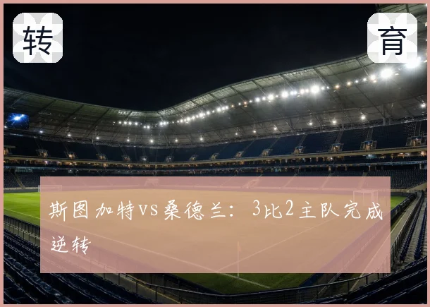 斯图加特vs桑德兰:3比2主队完成逆转